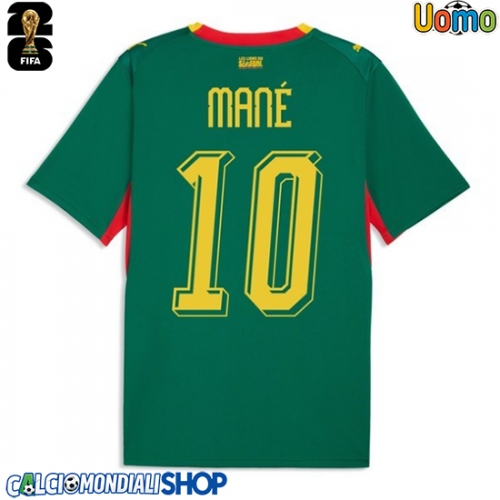 Maglie da calcio Senegal Sadio Mane #10 Seconda Maglia Mondiali 2026  Manica Corta